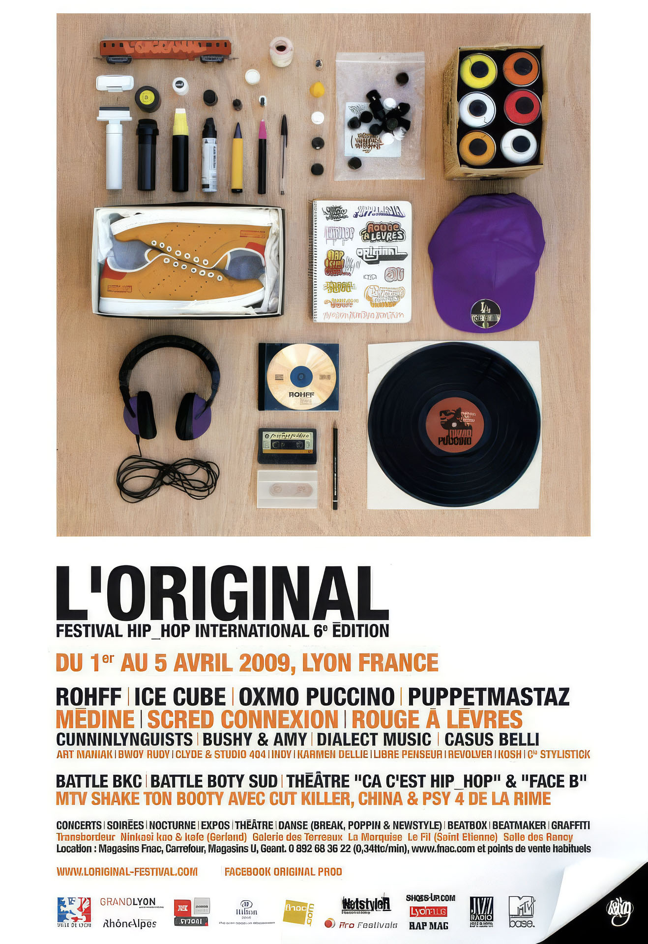 affiche de l'Original festival 2009