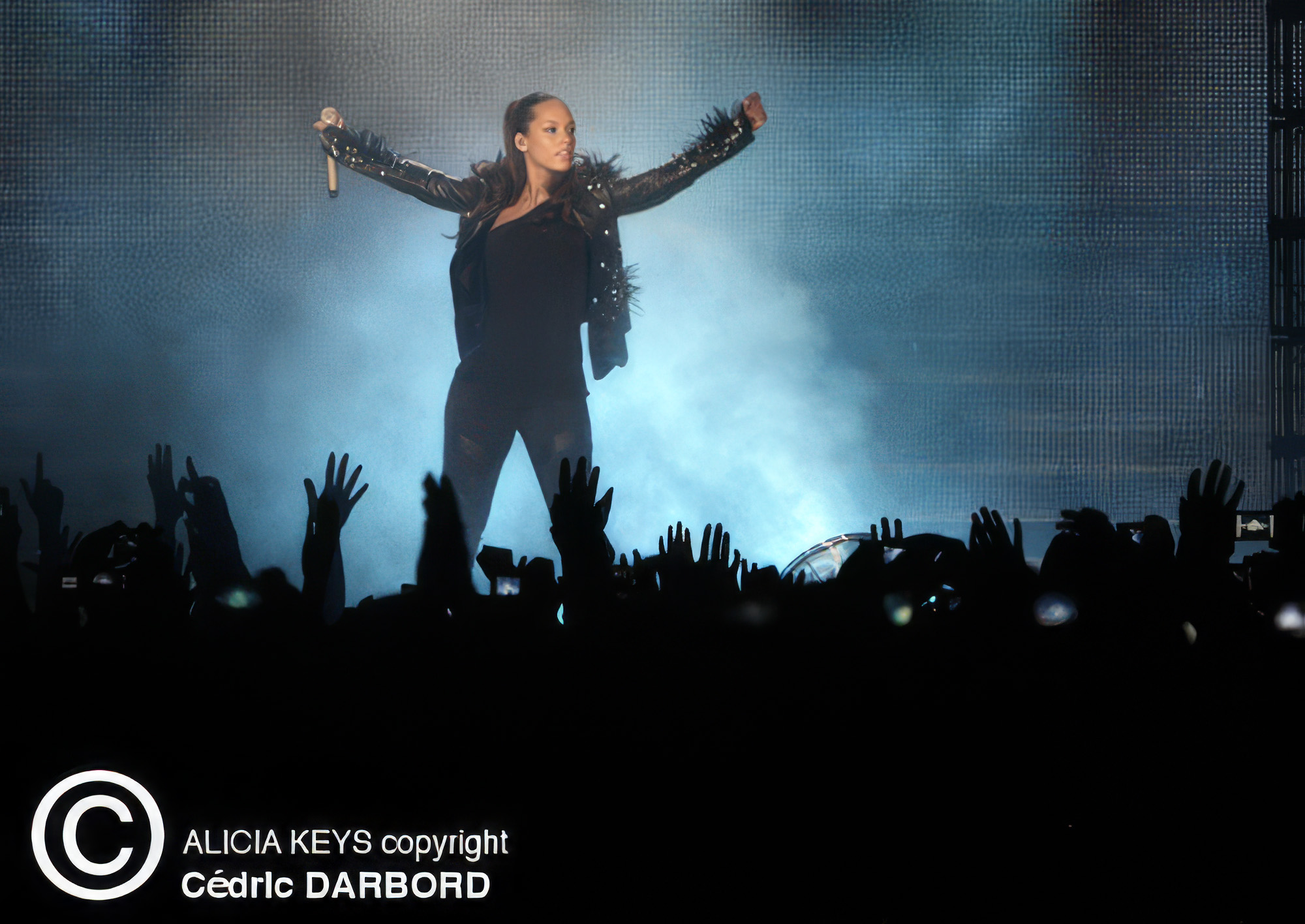 Alicia Keys Alicia Keys en concert à la Halle Tony Garnier de Lyon en 2010