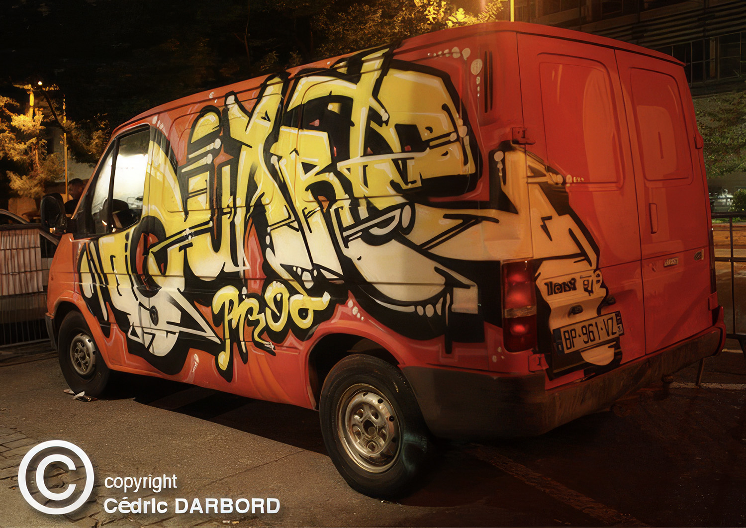 Camion graffé de Quartz Prod