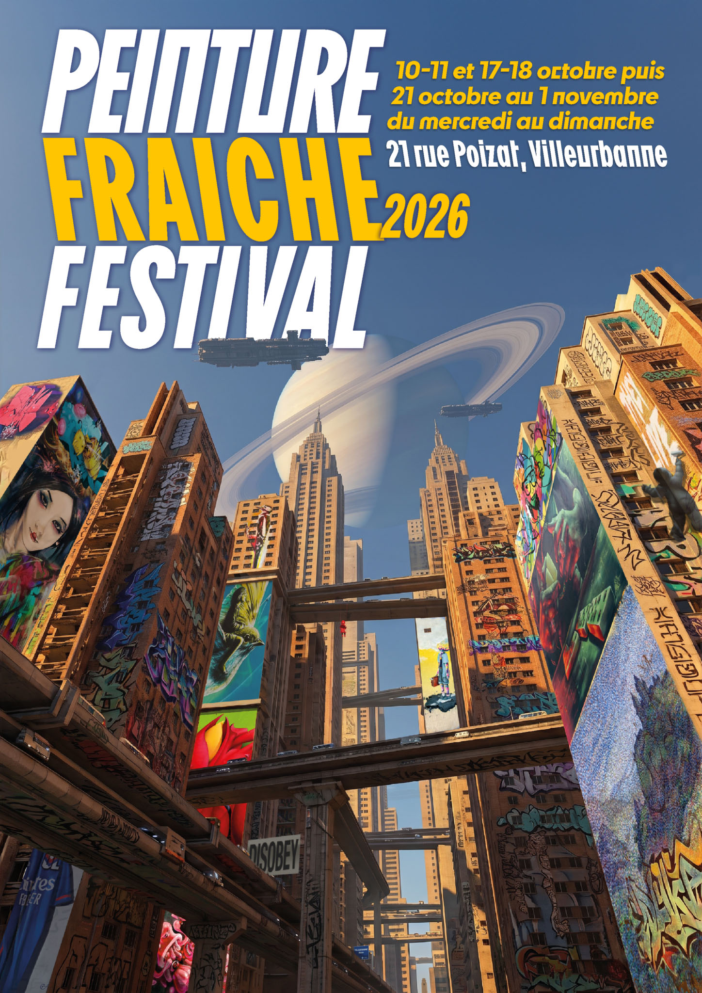 Peinture Fraîche Festival 2026 à Villeurbanne