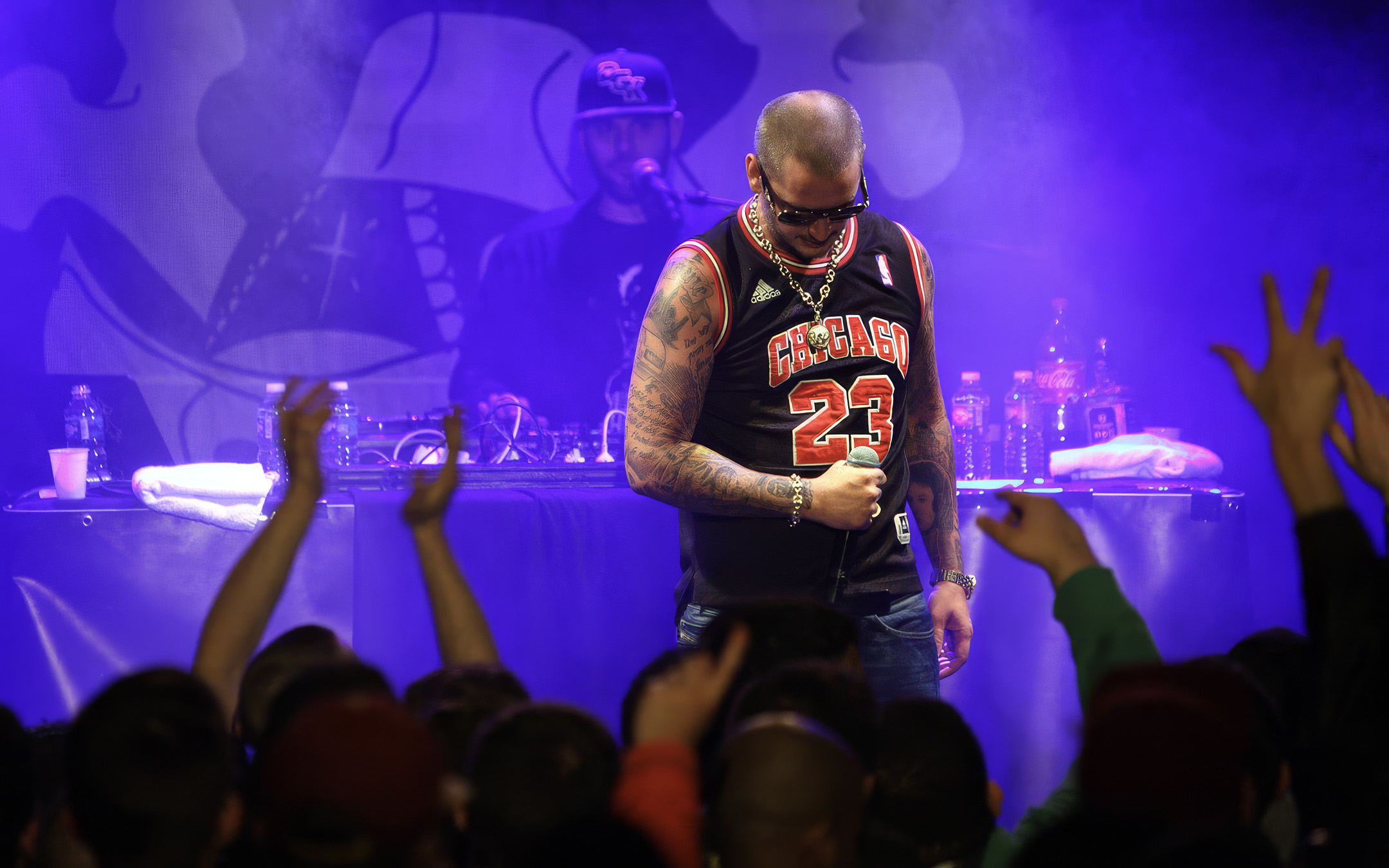 Seth Gueko en concert pendant l'Original festival en 2014