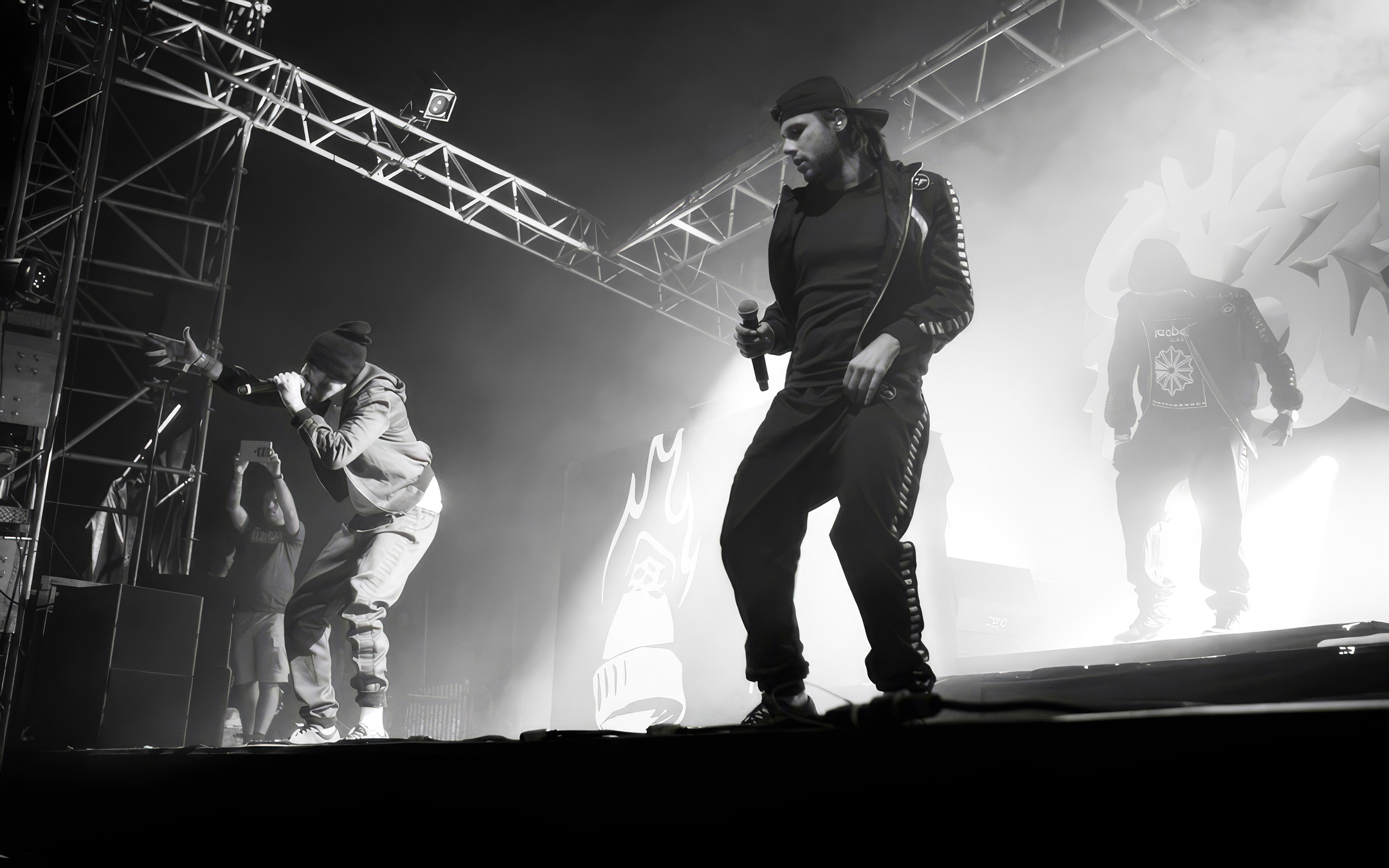 Casseurs Flowters (Orelsan & Gringe) au festival Woodstower en 2014