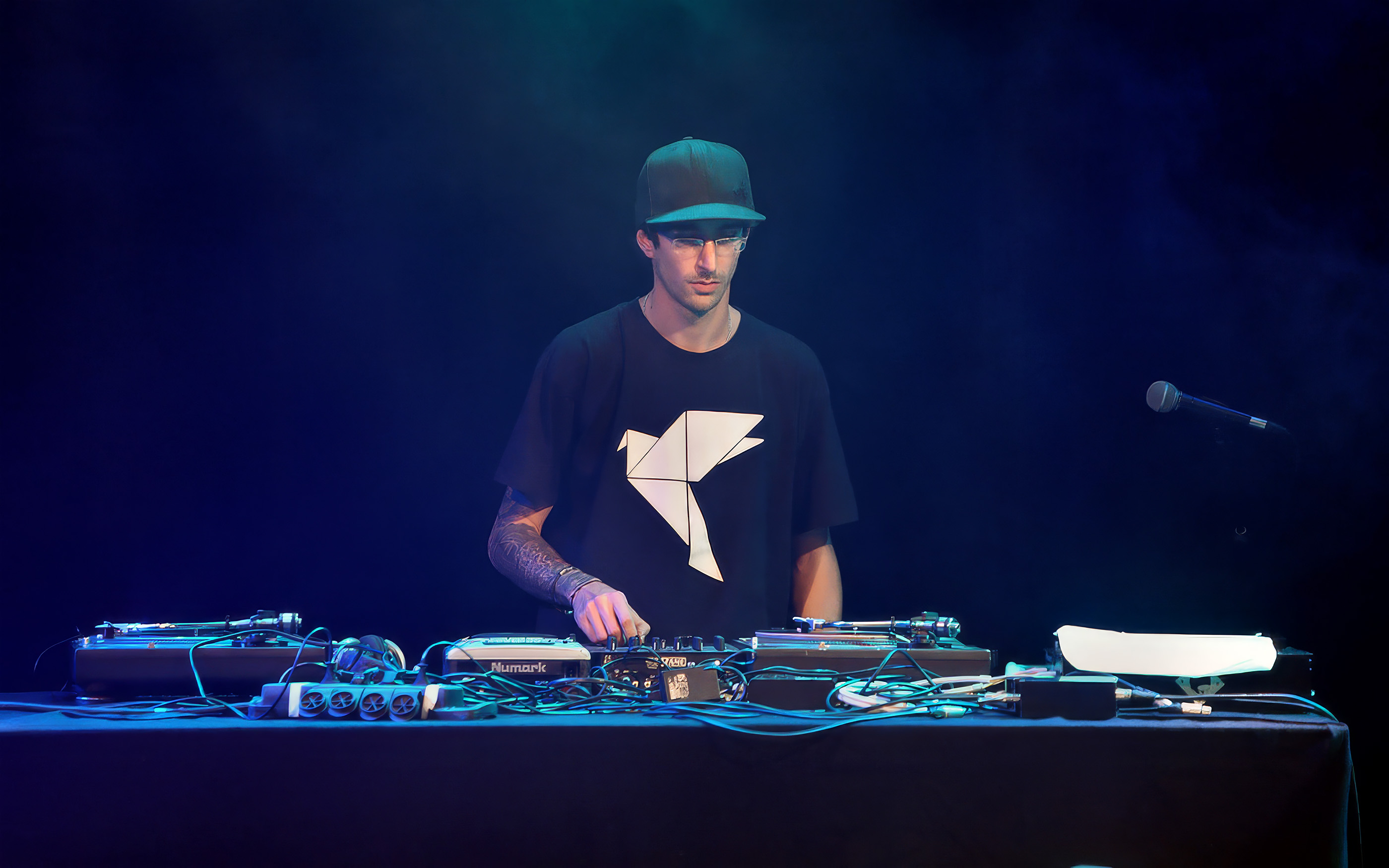 Crown beatmaker sur scène
