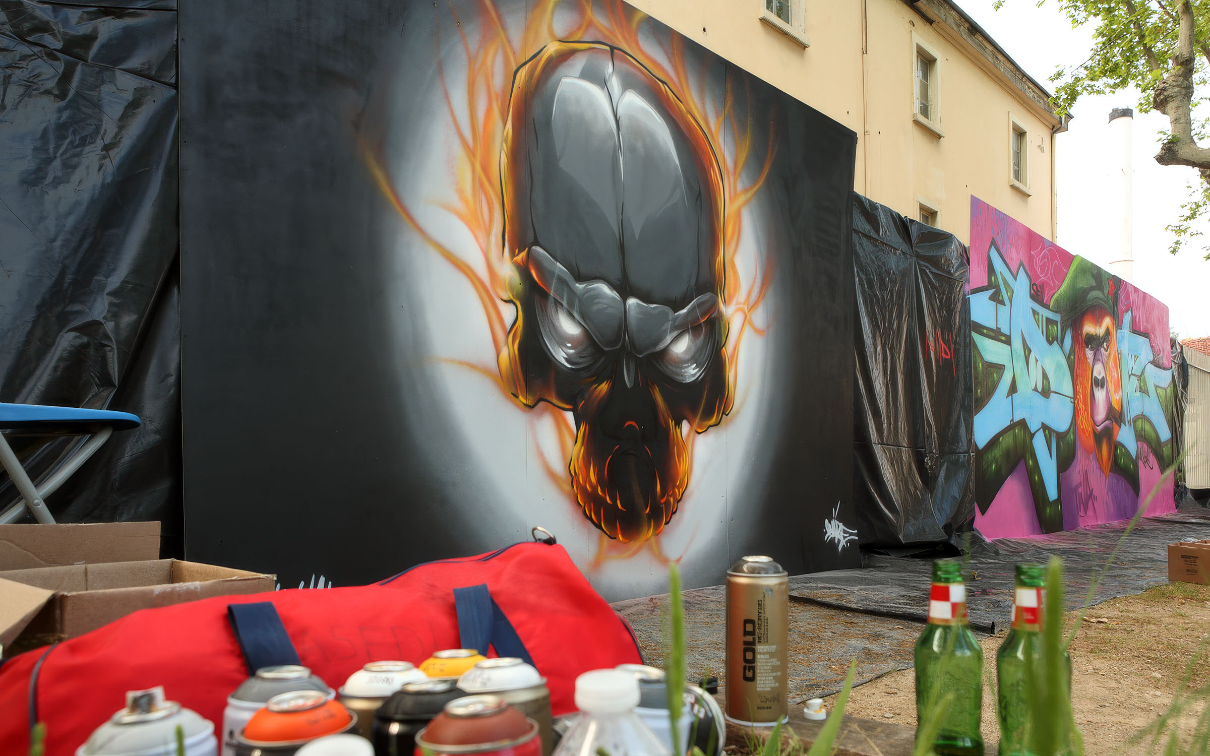street art à l'événement RDV Hip Hop à Lyon en 2016