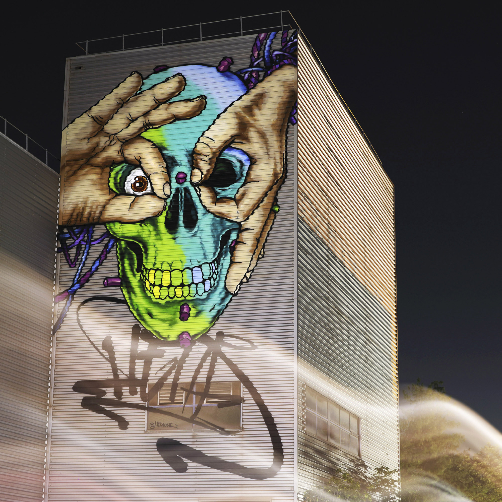 Heta one à la cinquième édition du Peinture Fraîche festival en 2023.