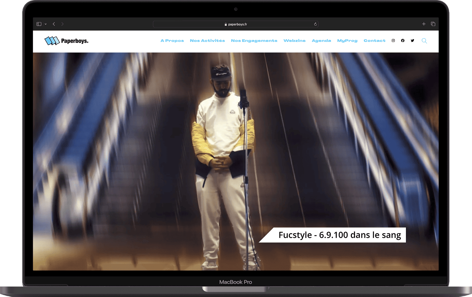 PAPERBOYS - site internet