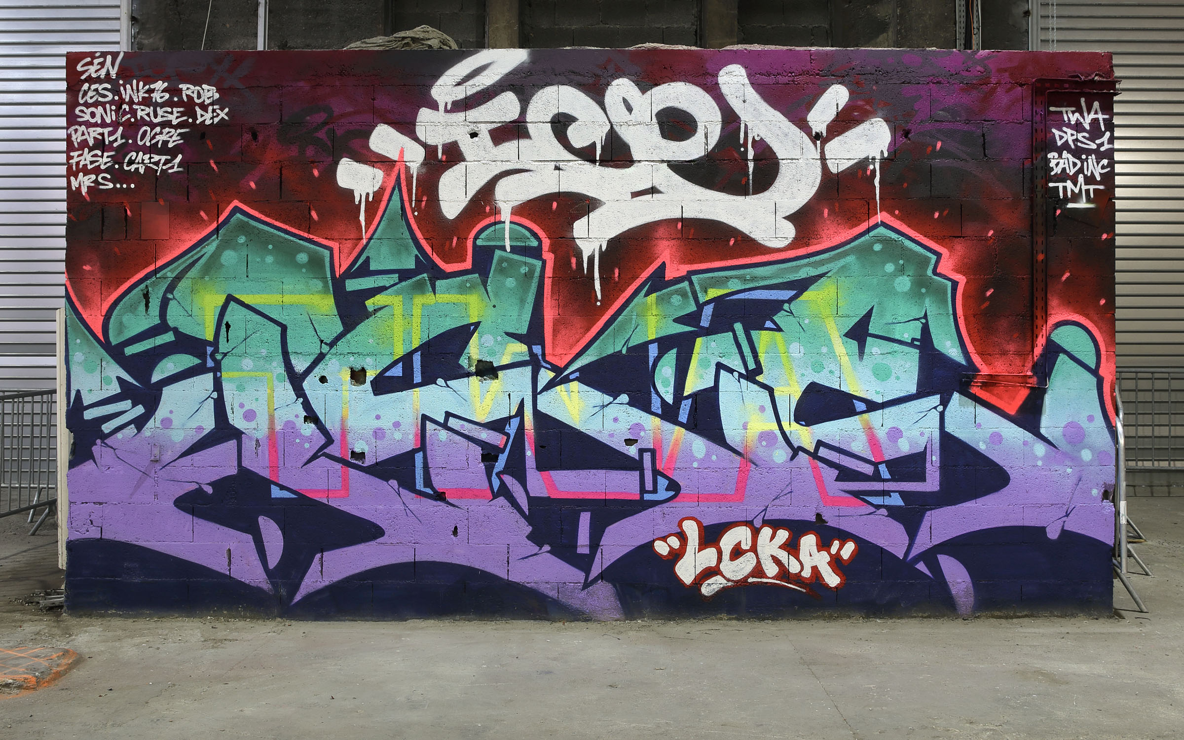 Ice du crew TWA au Peinture Fraîche festival en 2026 à Villeurbanne