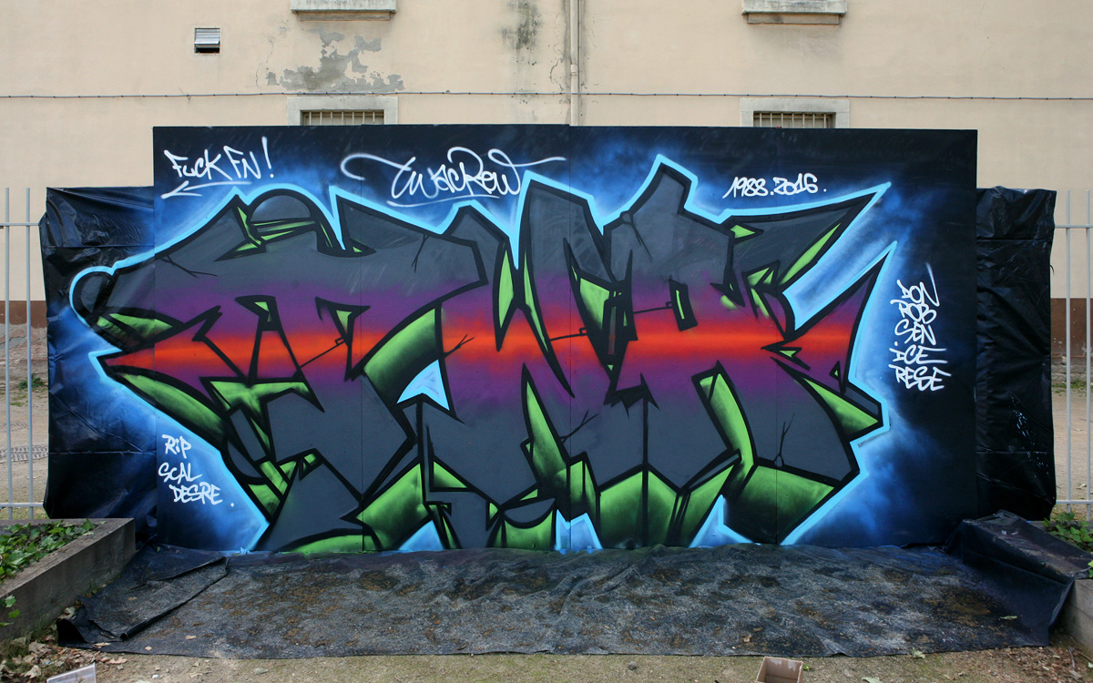 RDV Hip Hop - KRS-One TWA crew graffiti